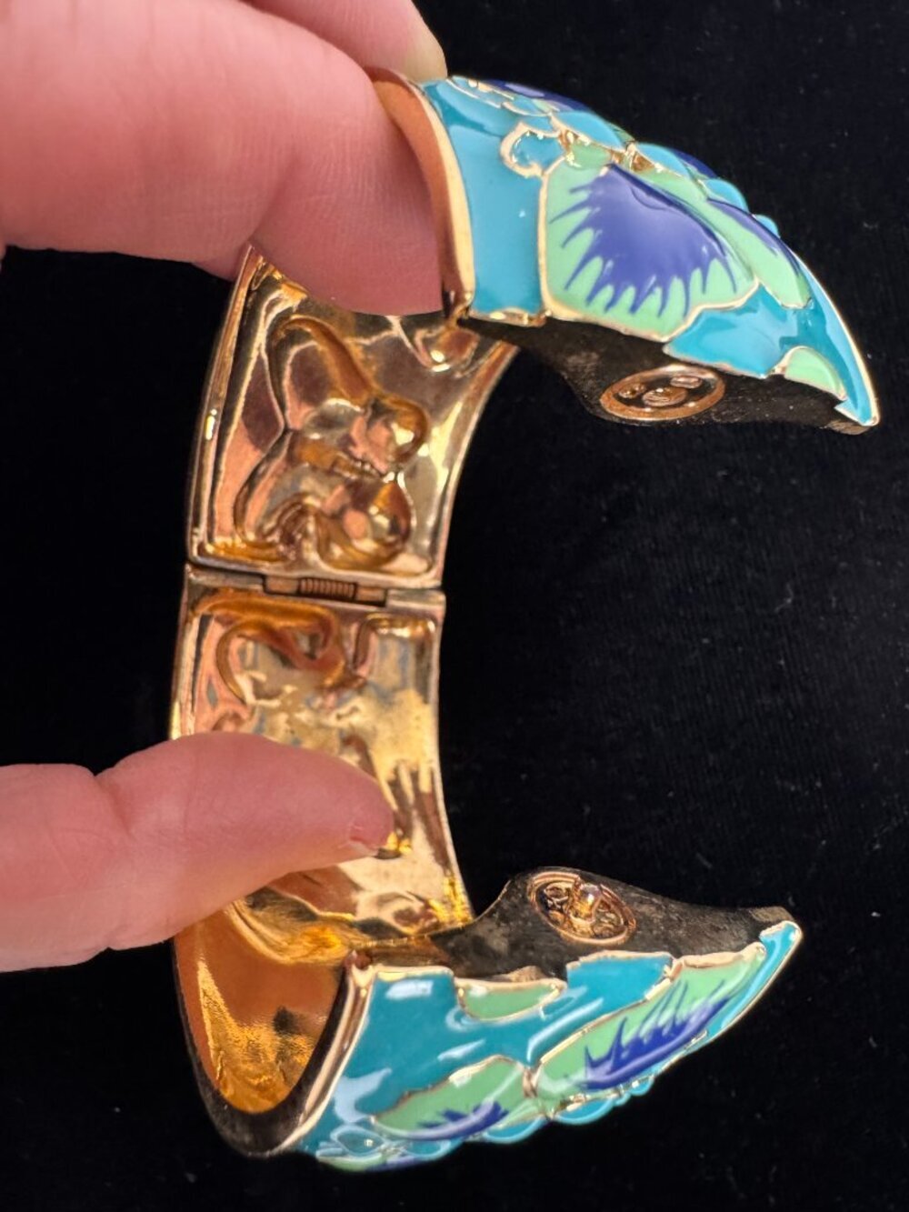 Kate Spade Enamel Butterfly Cuff Bracelet - Picture 8 of 9
